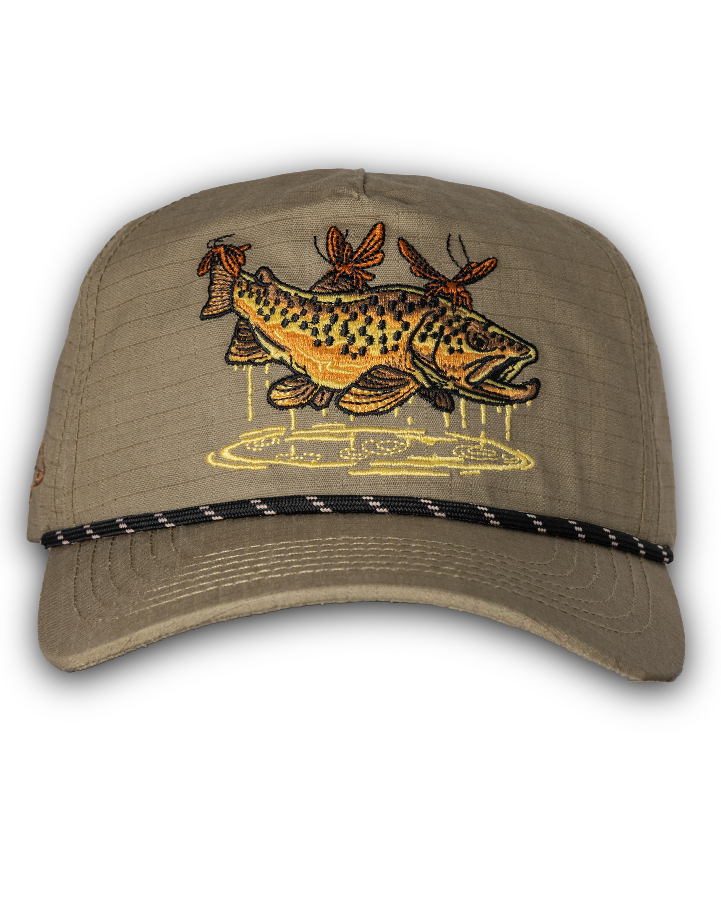 Fear The Hatch 2 Hat - Caddis & Brown Trout