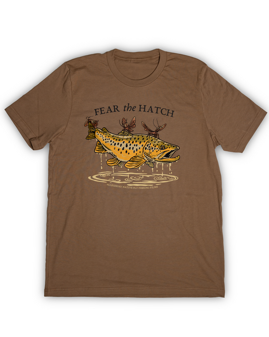 Fear The Hatch 2 - Caddis & Brown Trout Tee