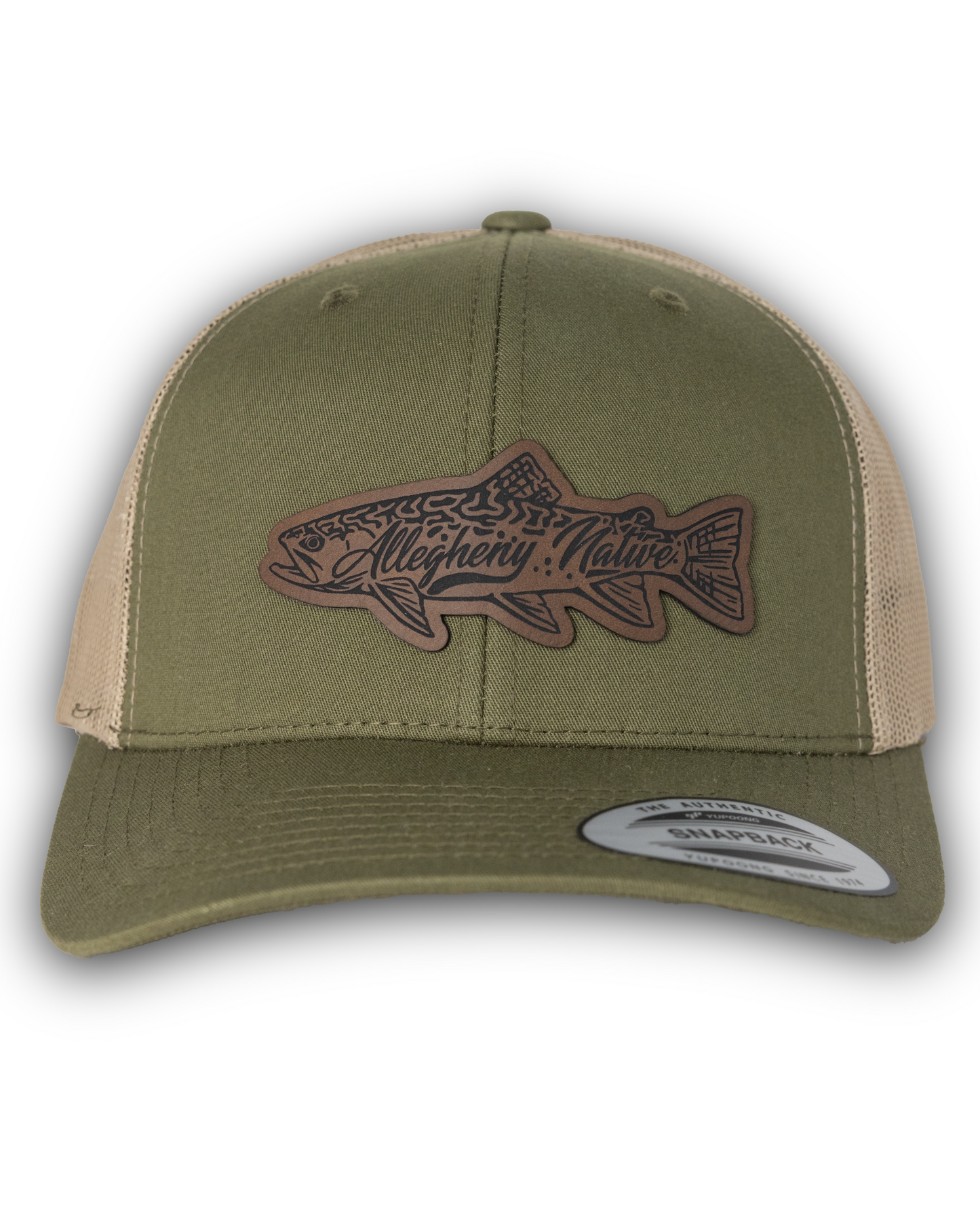 Leather Brookie Patch Hat