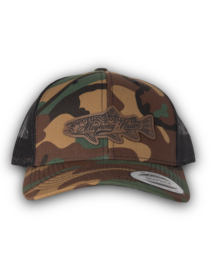 Leather Brookie Patch Hat