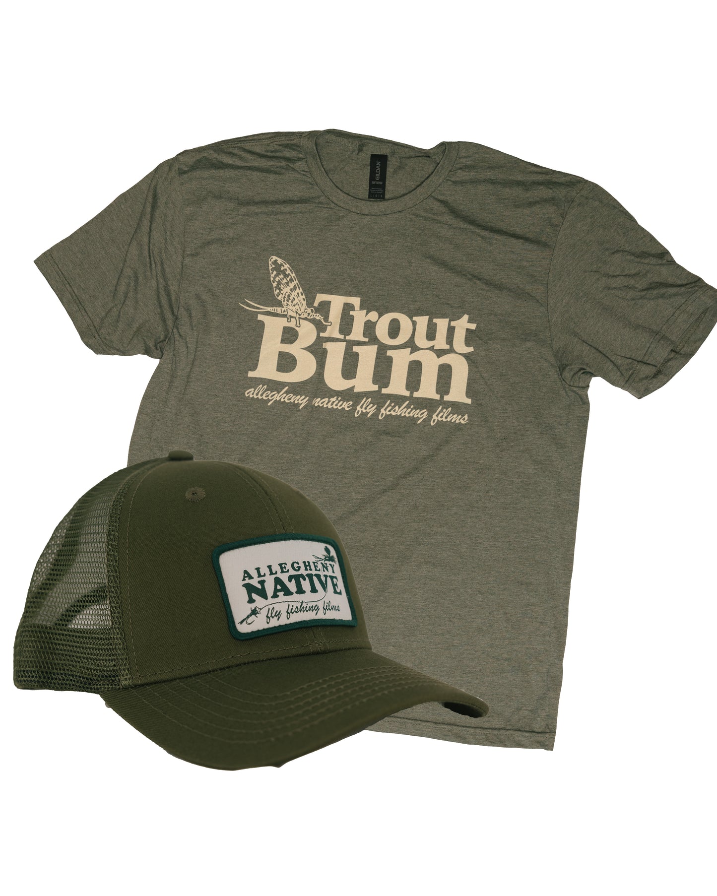 Trout Bum Shirt & Hat