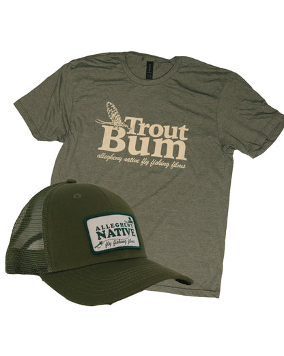 Trout Bum Shirt & Hat