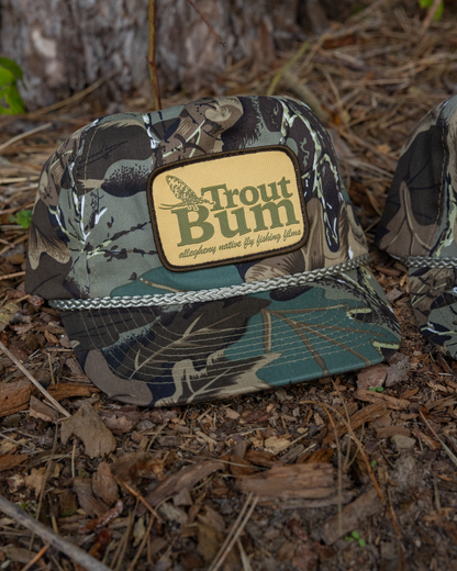 Trout Bum Camo Hat