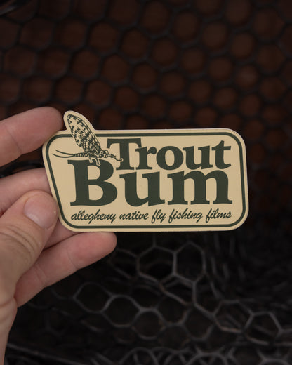 Trout Bum Sticker