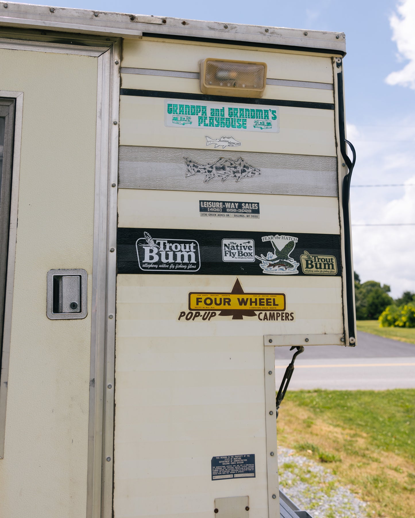 Trout Bum Decal