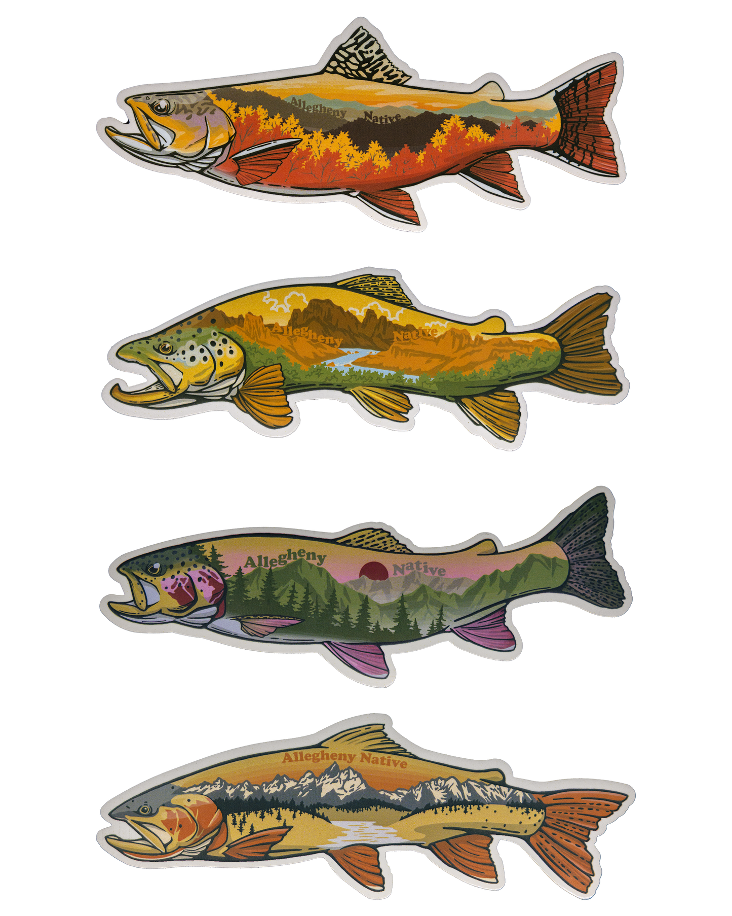 Trout Designs Sticker Bundle