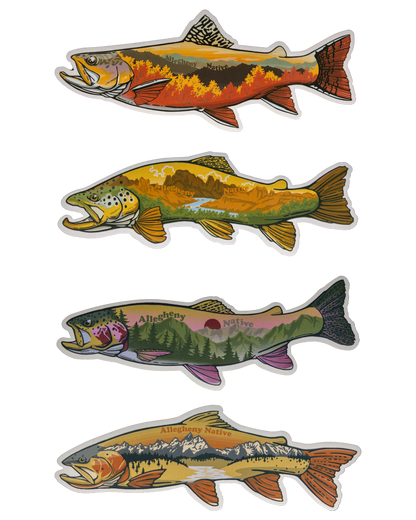 Trout Designs Sticker Bundle